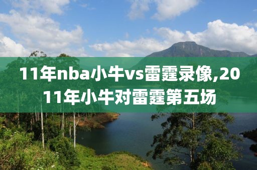 11年nba小牛vs雷霆录像,2011年小牛对雷霆第五场