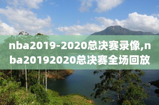 nba2019-2020总决赛录像,nba20192020总决赛全场回放