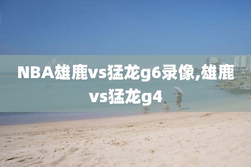 NBA雄鹿vs猛龙g6录像,雄鹿vs猛龙g4