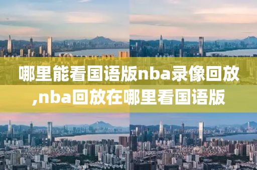 哪里能看国语版nba录像回放,nba回放在哪里看国语版