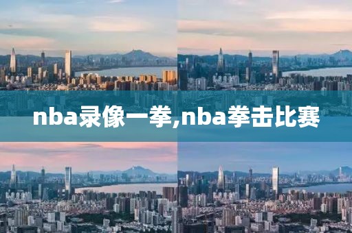 nba录像一拳,nba拳击比赛