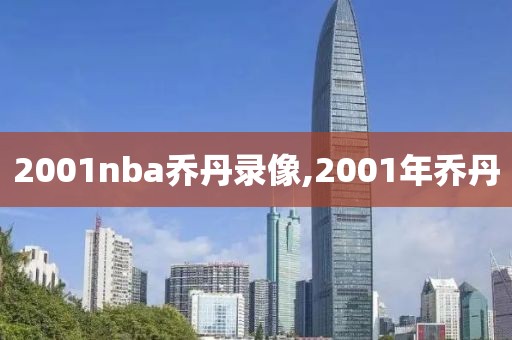 2001nba乔丹录像,2001年乔丹