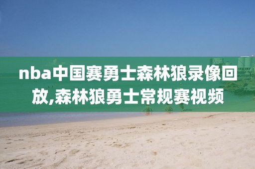 nba中国赛勇士森林狼录像回放,森林狼勇士常规赛视频