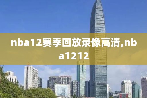 nba12赛季回放录像高清,nba1212