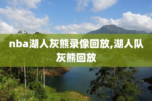 nba湖人灰熊录像回放,湖人队灰熊回放