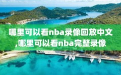 哪里可以看nba录像回放中文,哪里可以看nba完整录像