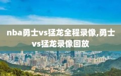 nba勇士vs猛龙全程录像,勇士vs猛龙录像回放