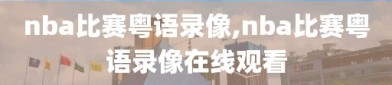 nba比赛粤语录像,nba比赛粤语录像在线观看
