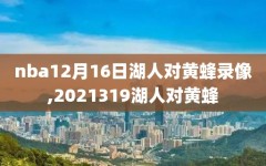 nba12月16日湖人对黄蜂录像,2021319湖人对黄蜂