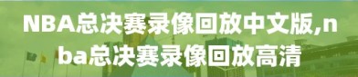 NBA总决赛录像回放中文版,nba总决赛录像回放高清