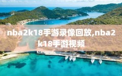 nba2k18手游录像回放,nba2k18手游视频