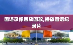 国语录像回放回放,播放国语纪录片
