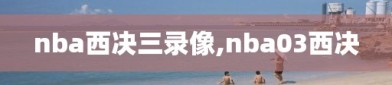 nba西决三录像,nba03西决