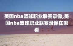 美国nba篮球职业联赛录像,美国nba篮球职业联赛录像在哪看
