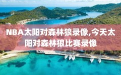 NBA太阳对森林狼录像,今天太阳对森林狼比赛录像