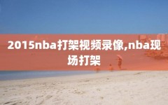 2015nba打架视频录像,nba现场打架