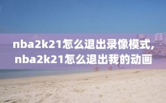 nba2k21怎么退出录像模式,nba2k21怎么退出我的动画