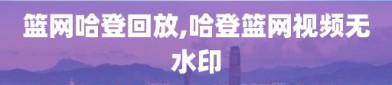 篮网哈登回放,哈登篮网视频无水印