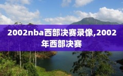 2002nba西部决赛录像,2002年西部决赛