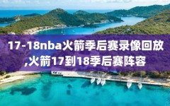 17-18nba火箭季后赛录像回放,火箭17到18季后赛阵容