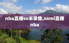 nba直播so米录像,somi直播nba