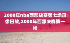 2000年nba西部决赛第七场录像回放,2000年西部决赛第一场