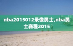 nba2015012录像勇士,nba勇士赛程2015