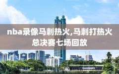 nba录像马刺热火,马刺打热火总决赛七场回放