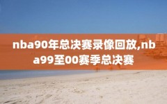 nba90年总决赛录像回放,nba99至00赛季总决赛