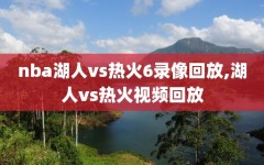 nba湖人vs热火6录像回放,湖人vs热火视频回放