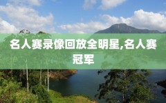名人赛录像回放全明星,名人赛冠军