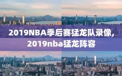 2019NBA季后赛猛龙队录像,2019nba猛龙阵容