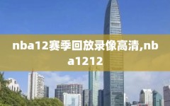 nba12赛季回放录像高清,nba1212